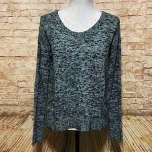 American Eagle blue/black/gold sweater